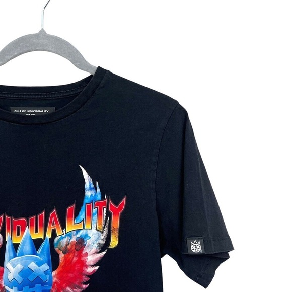 Cult of Individuality T Shirt Crew Unsainted Tour 1969 Graphic Print Black Men S - Picture 3 of 7